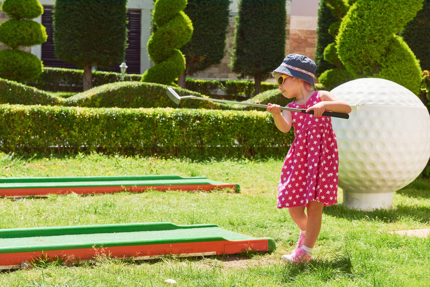 Mini golf course build 3 delivered in Hyderabad, Secunderabad, HITEC City