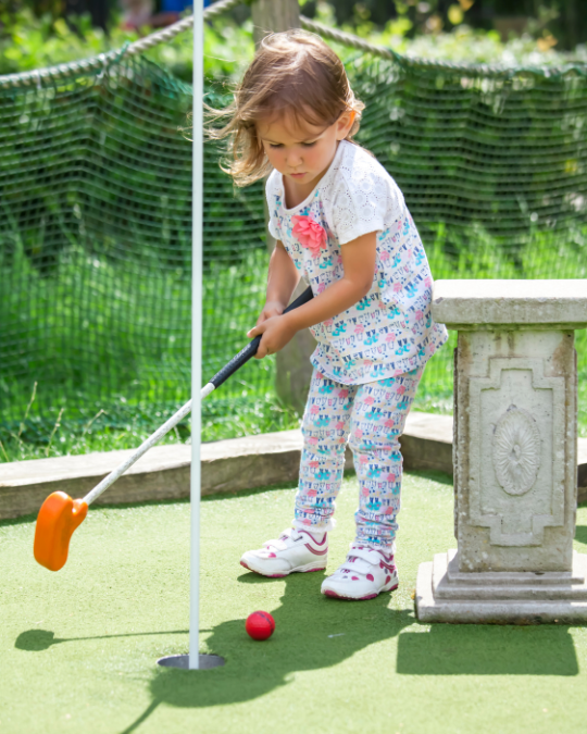 Mini golf course build 3 delivered in North Goa, South Goa